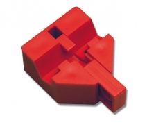 Ekonomiczna blokada wyłączników wielobiegunowych, otwór 1*7 mm, odstęp 20 mm